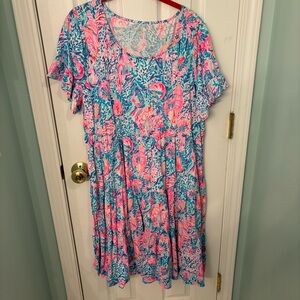 Lilly Pulitzer Jodee Dress XXL Treasure Trove